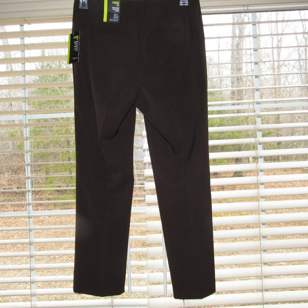 NWT Style & Co. Brown Straight Leg Pants Size 6S